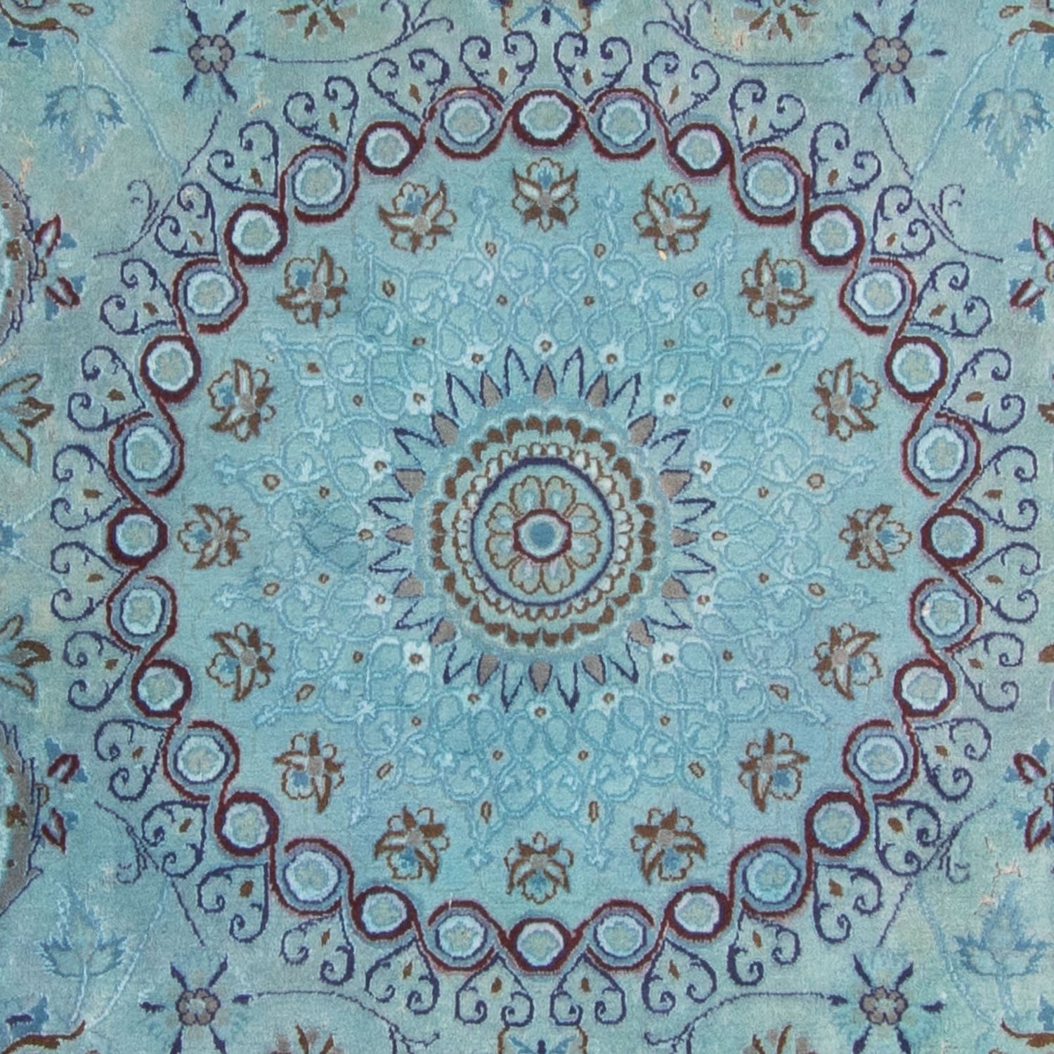 Orientteppich 350 x 250 cm - hellblau