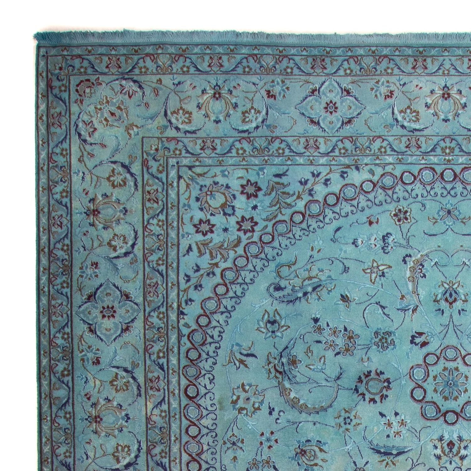 Orientteppich 350 x 250 cm - hellblau