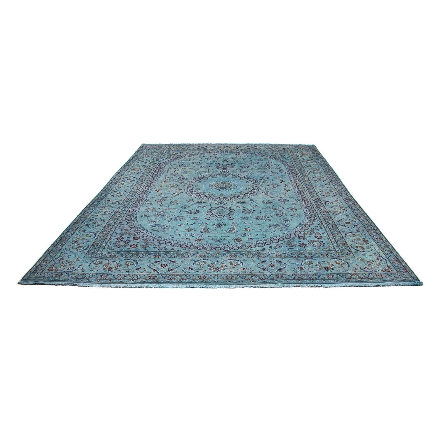 Orientteppich 350 x 250 cm - hellblau