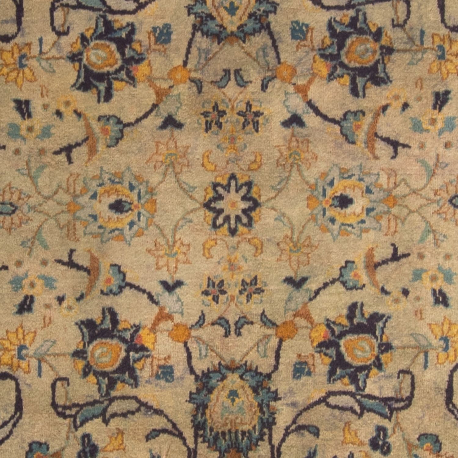 Tapis persan - Keshan - 330 x 240 cm - marron clair
