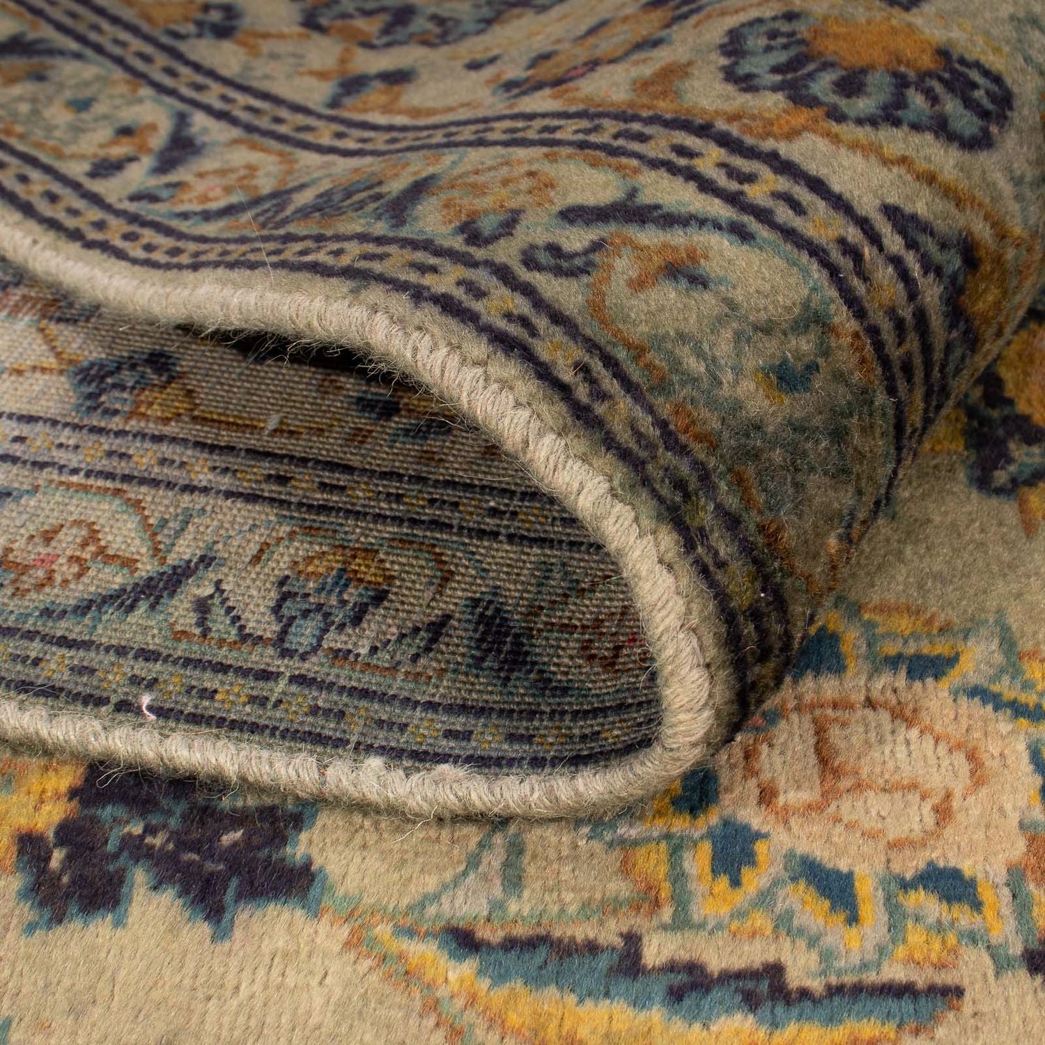 Tapis persan - Keshan - 330 x 240 cm - marron clair