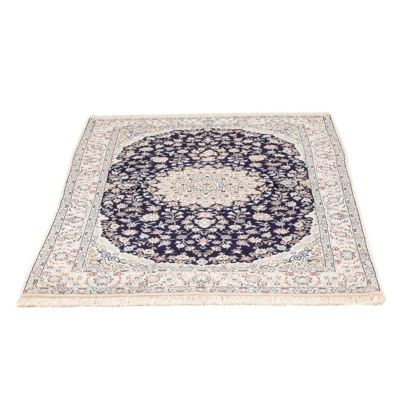 Tapis persan - Nain - Premium - 150 x 97 cm - bleu foncé