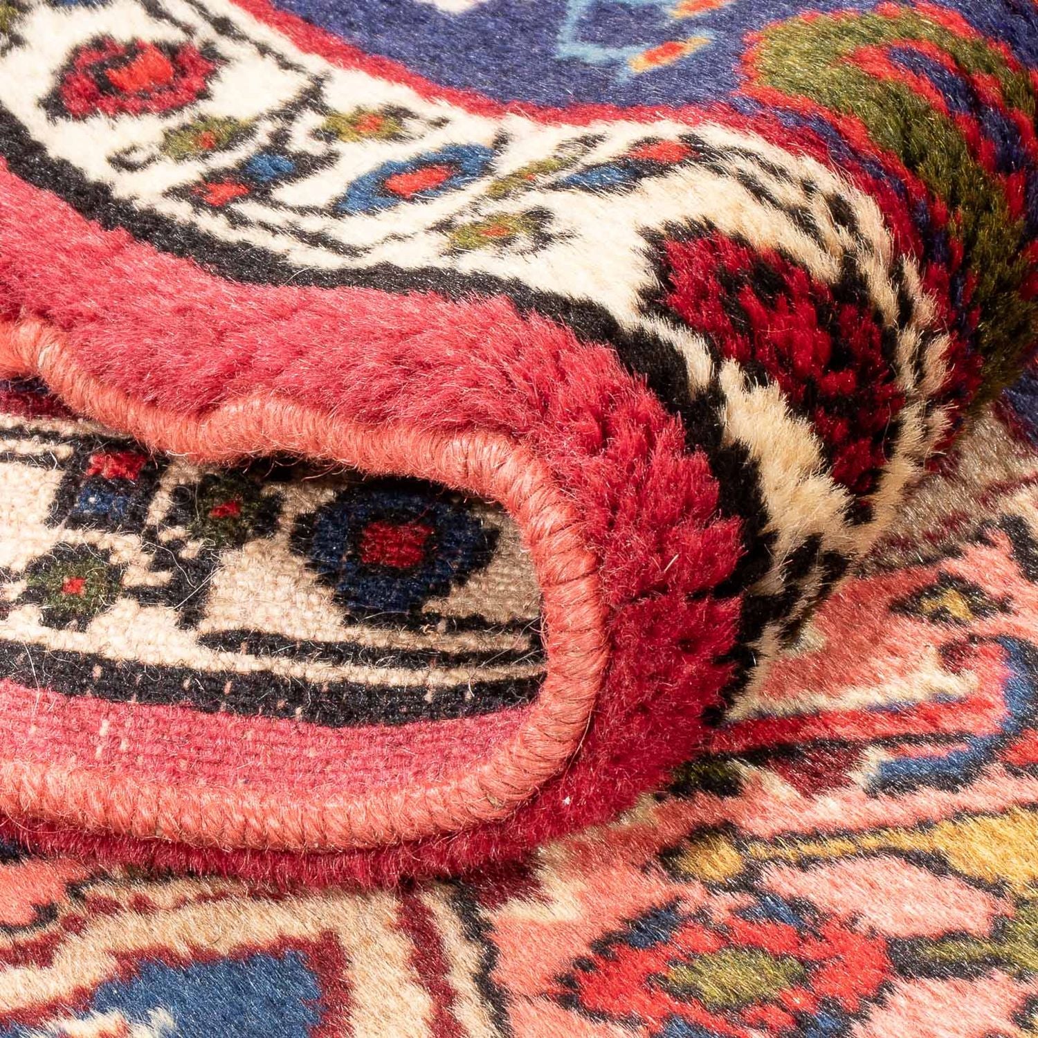 Tapis persan - Nomadic - 156 x 103 cm - rouge