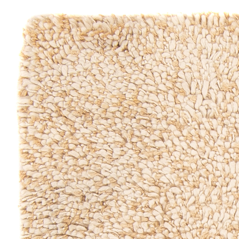 Hochflor Teppich - 90 x 60 cm - beige
