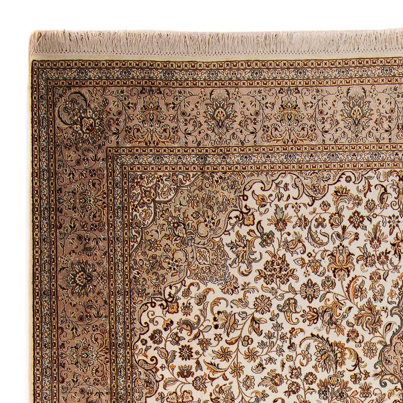 Tapis en soie - Soie du Cachemire - 307 x 243 cm - beige