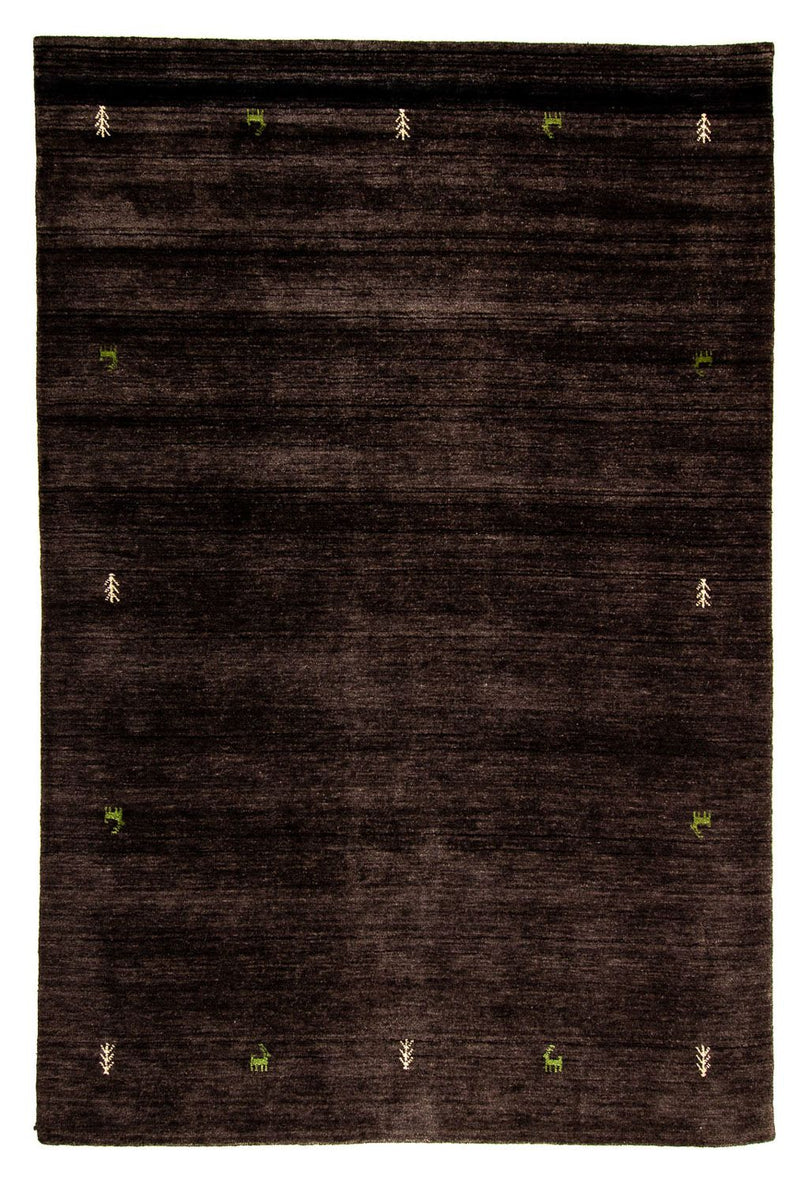 Tapis Gabbeh - Indus - 295 x 203 cm - marron foncé