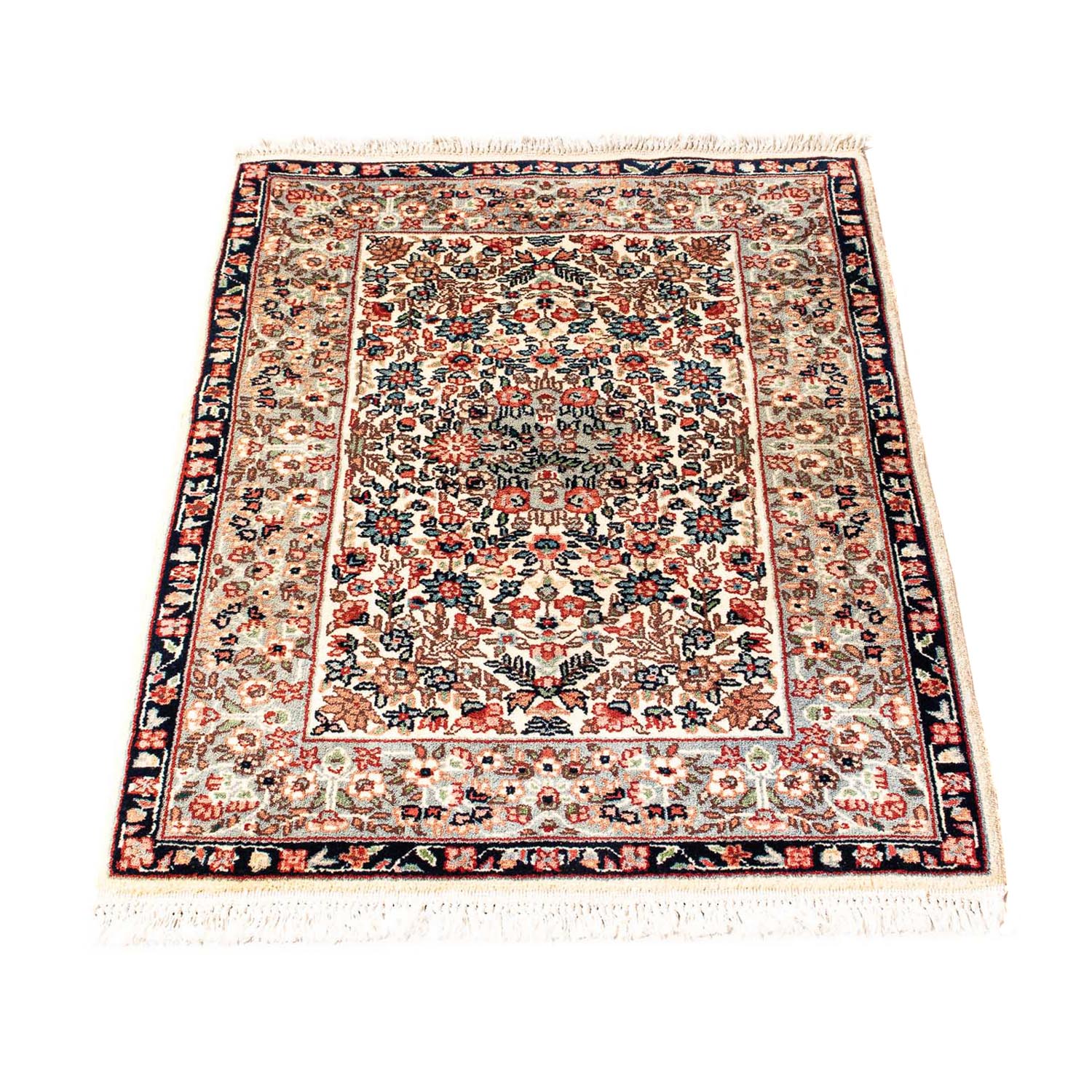 Tapis chinois - 93 x 63 cm - beige
