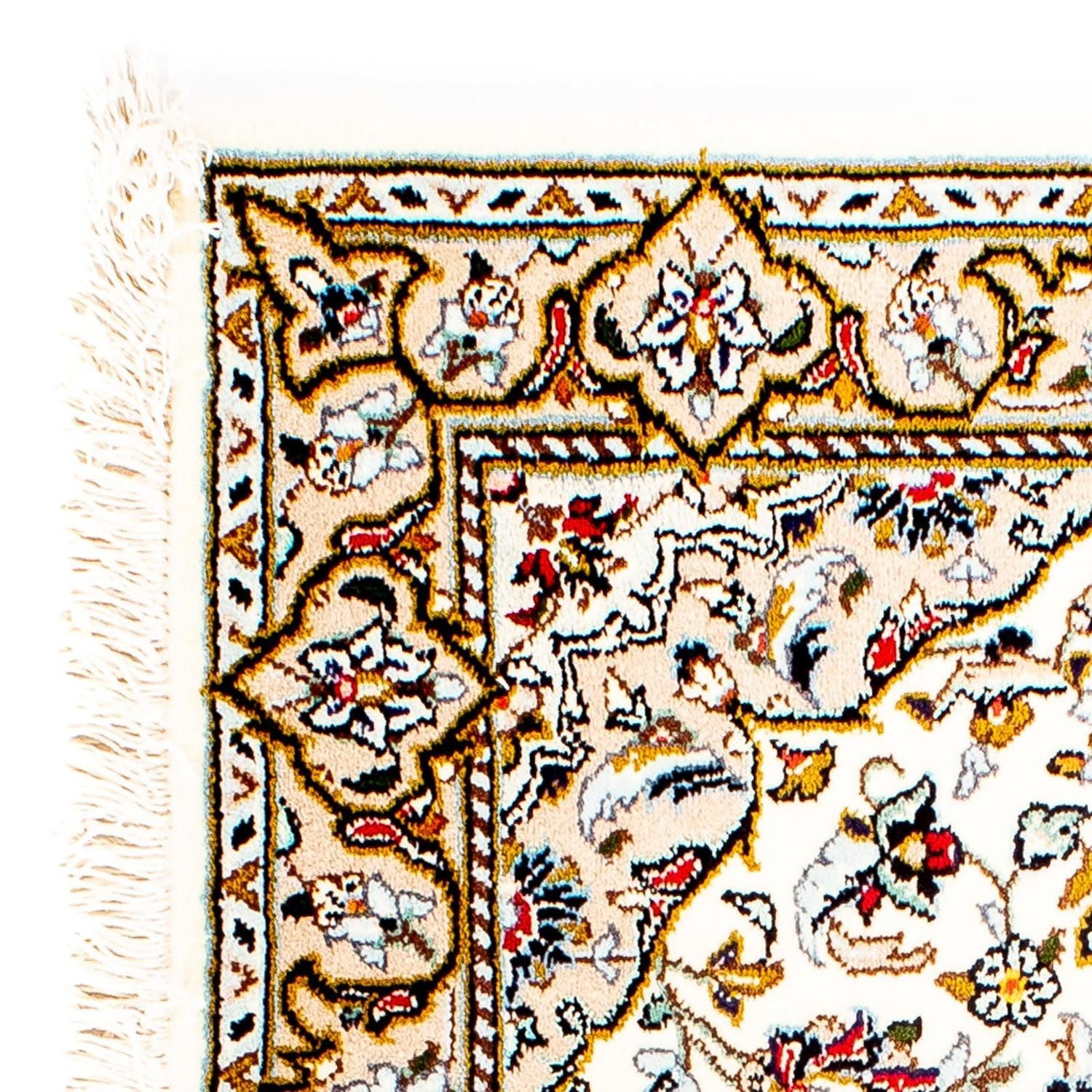 Tapis persan - Keshan - 100 x 69 cm - beige