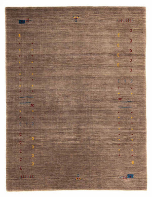 Tapis Gabbeh - Loribaft Indus - 201 x 144 cm - marron