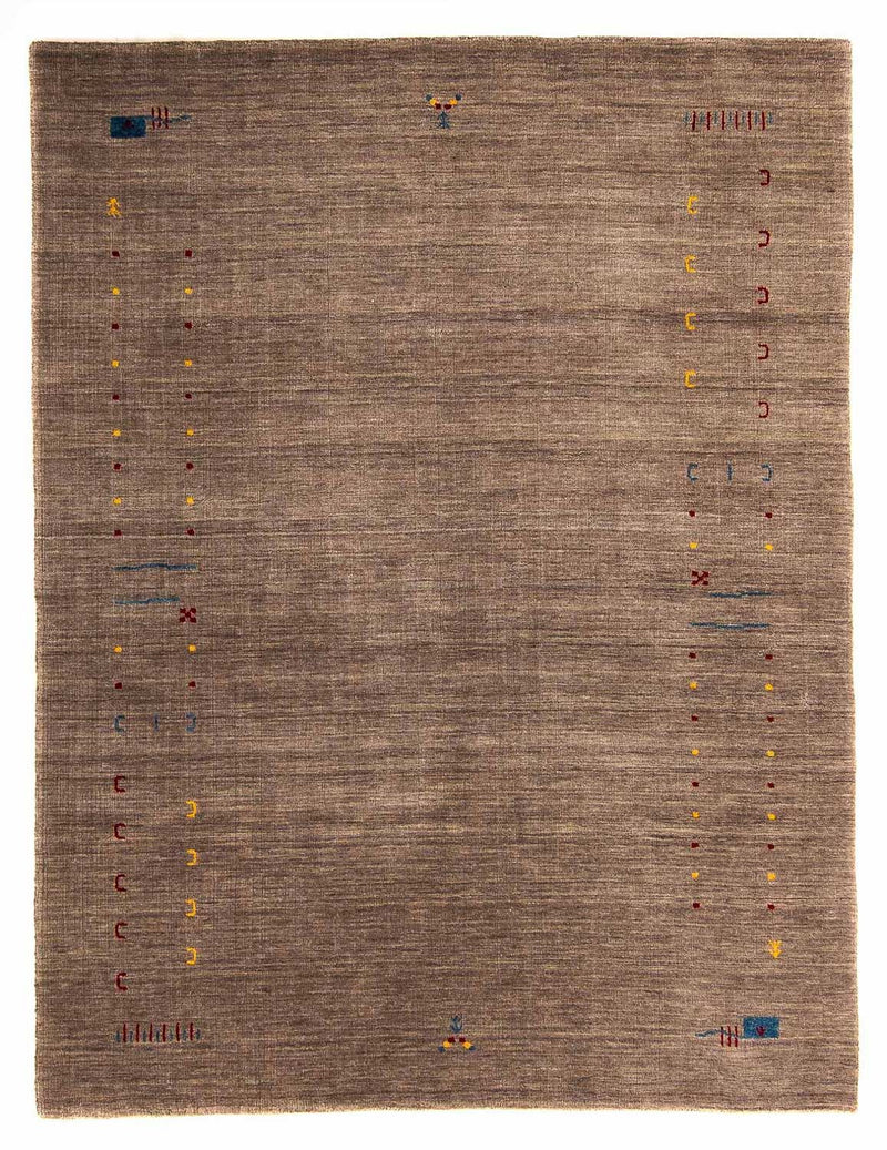 Tapis Gabbeh - Loribaft Indus - 201 x 144 cm - marron