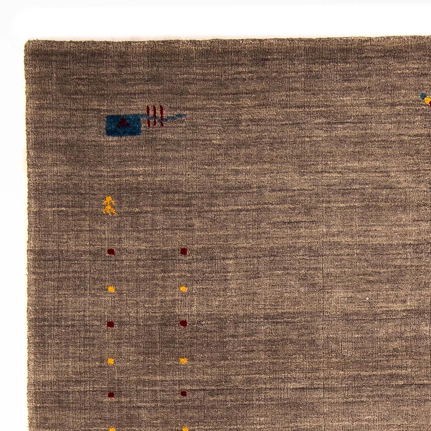 Tapis Gabbeh - Loribaft Indus - 201 x 144 cm - marron