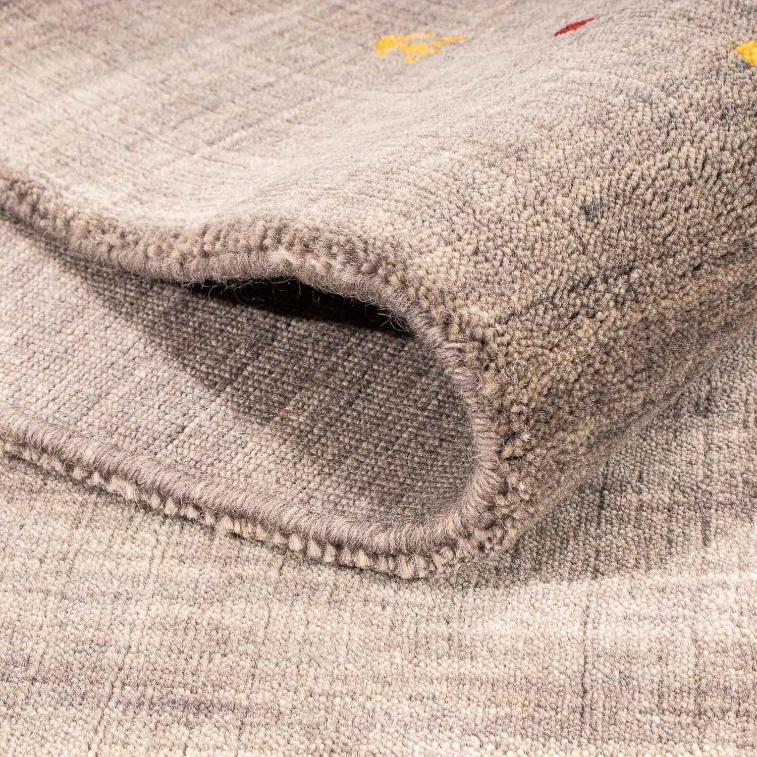 Tapis Gabbeh - Loribaft Indus - 201 x 144 cm - marron