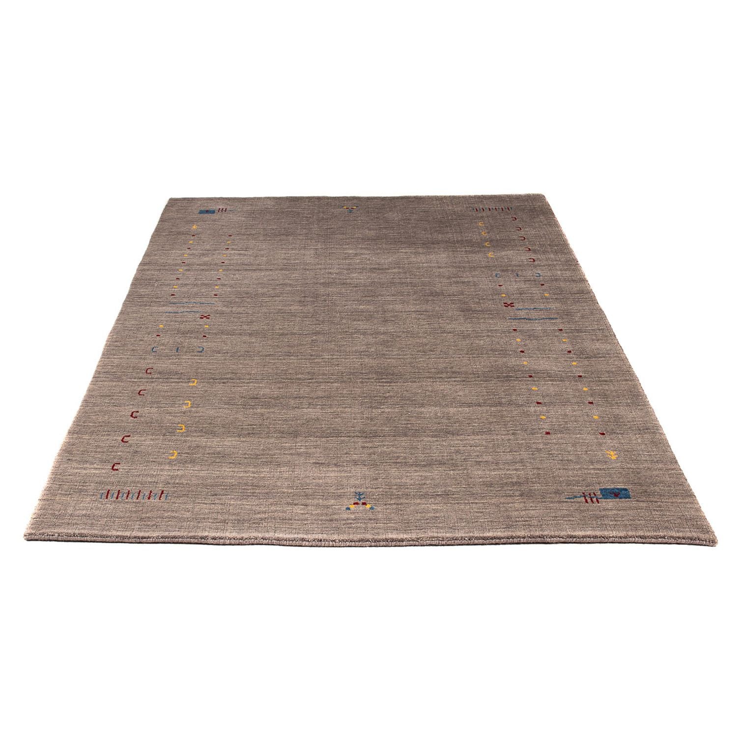 Tapis Gabbeh - Loribaft Indus - 201 x 144 cm - marron