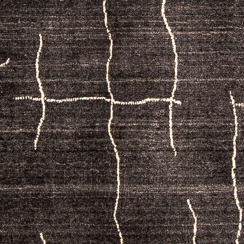 Tapis Gabbeh - Loribaft Indus - 200 x 142 cm - marron foncé