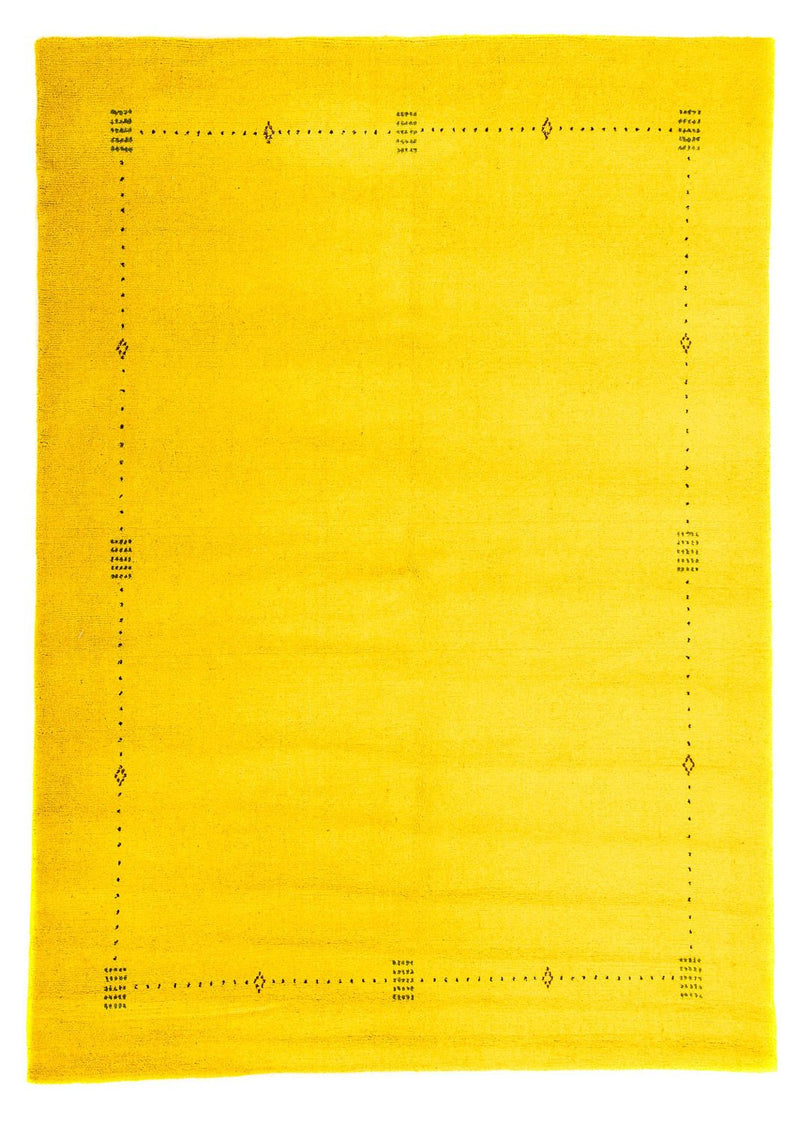 Tapis Gabbeh - Loribaft Indus - 228 x 163 cm - jaune