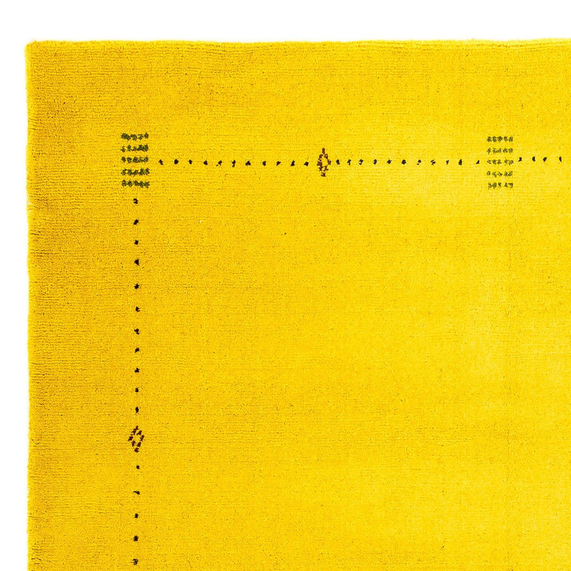 Tapis Gabbeh - Loribaft Indus - 228 x 163 cm - jaune
