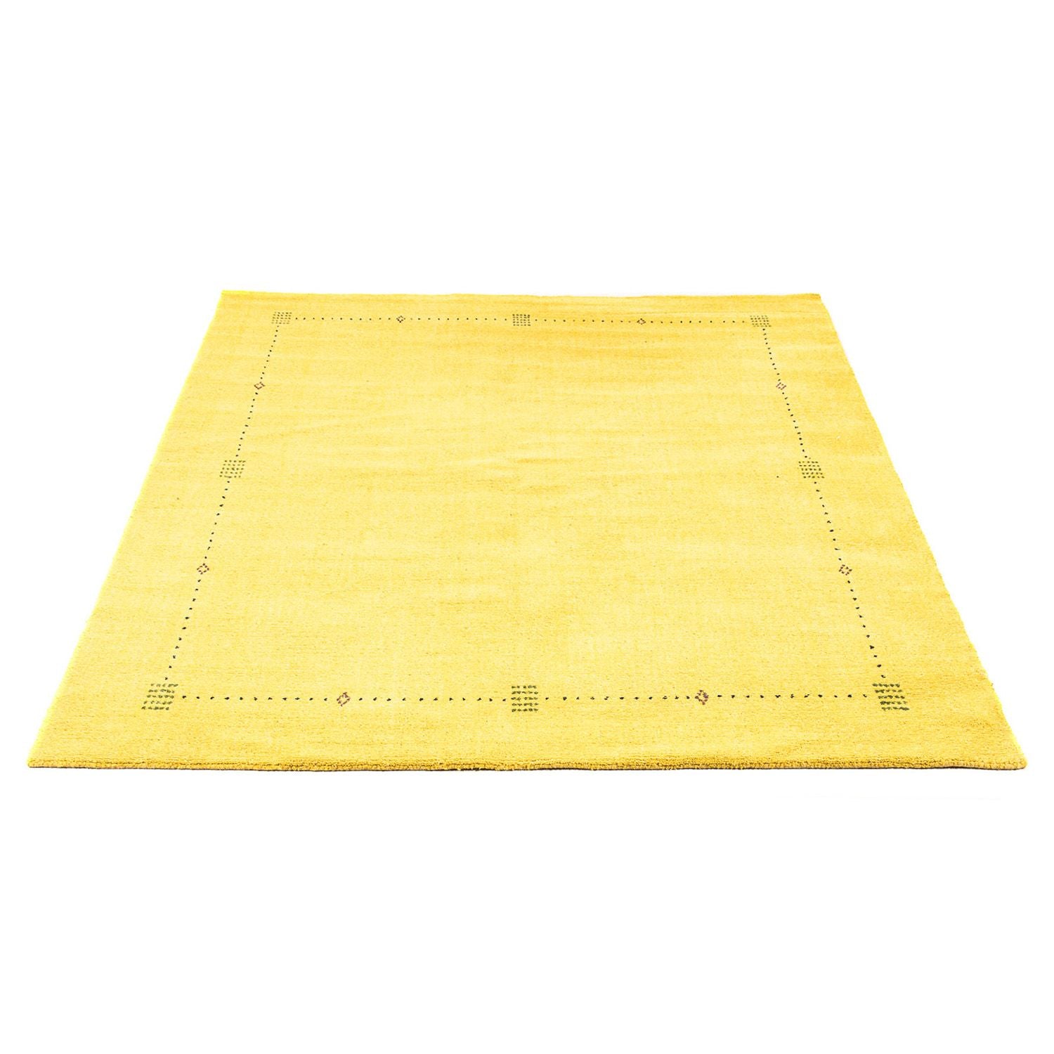 Tapis Gabbeh - Loribaft Indus - 228 x 163 cm - jaune
