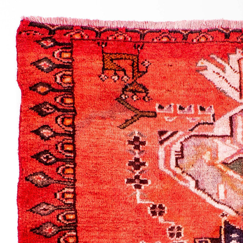 Tapis persan - Keshan carré  - 107 x 96 cm - rouge clair