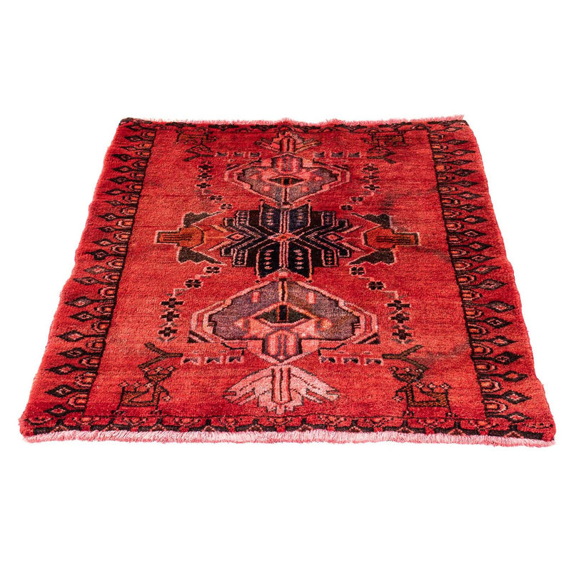 Tapis persan - Keshan carré  - 107 x 96 cm - rouge clair