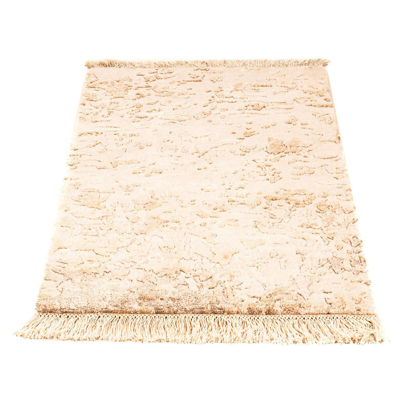 Tapis design - 90 x 60 cm - marron clair