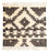 Tapis Kelim - Tendance carré  - 64 x 64 cm - beige