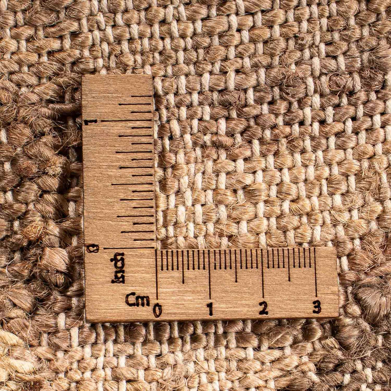 Tapis Kelim - Tendance carré  - 63 x 62 cm - marron clair