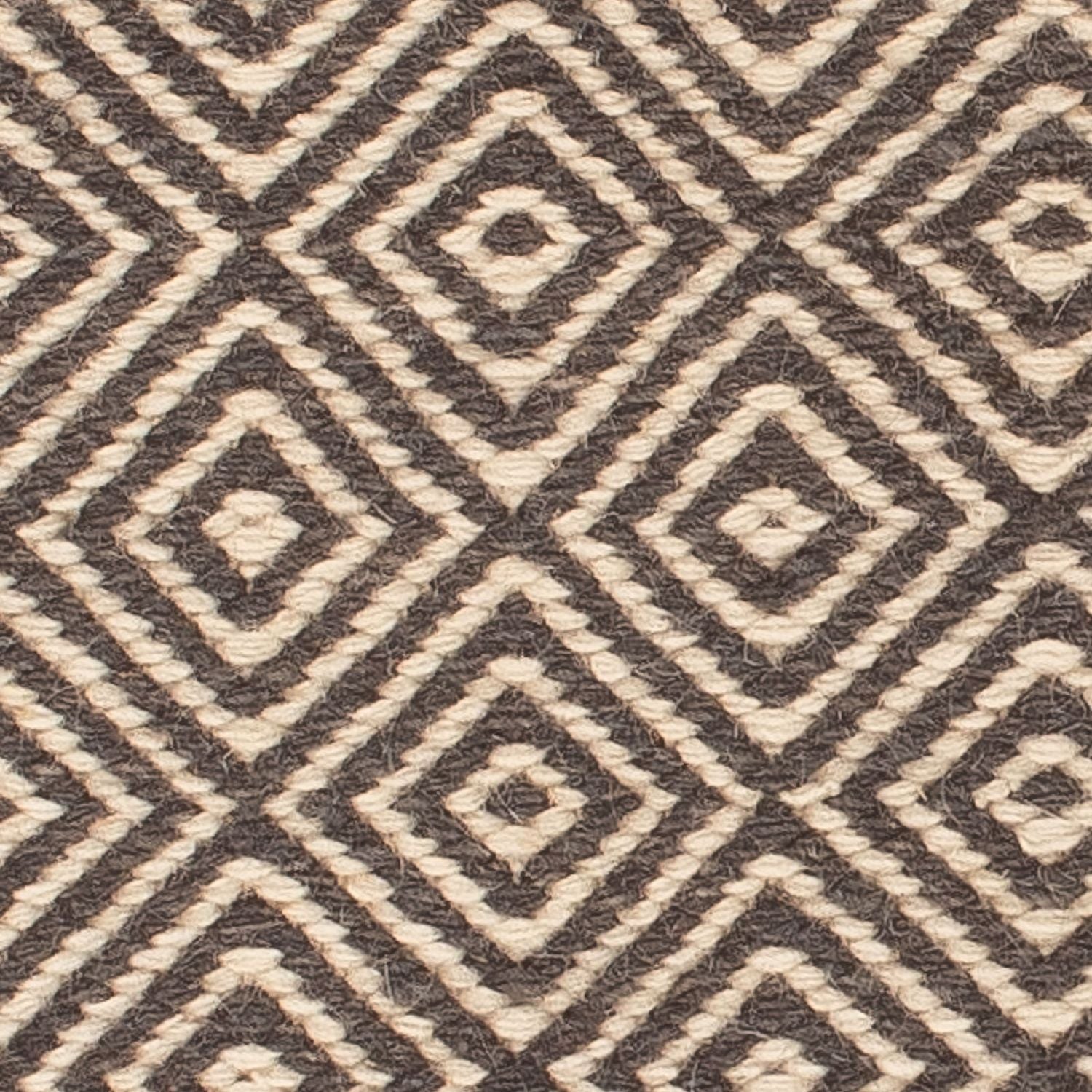 Tapis Kelim - Tendance carré  - 45 x 45 cm - multicolore
