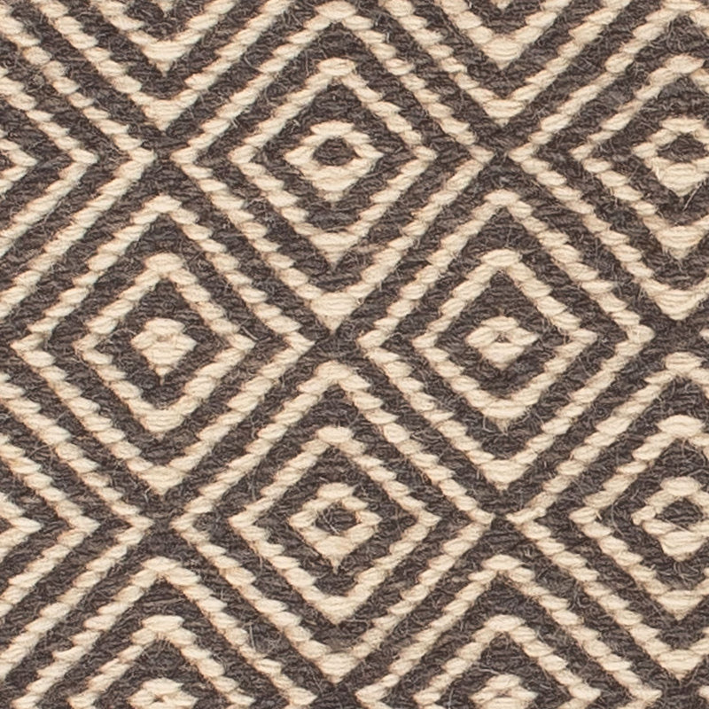 Tapis Kelim - Tendance carré  - 45 x 45 cm - multicolore