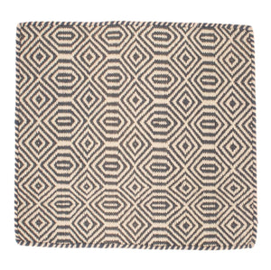 Tapis Kelim - Tendance carré  - 47 x 44 cm - multicolore