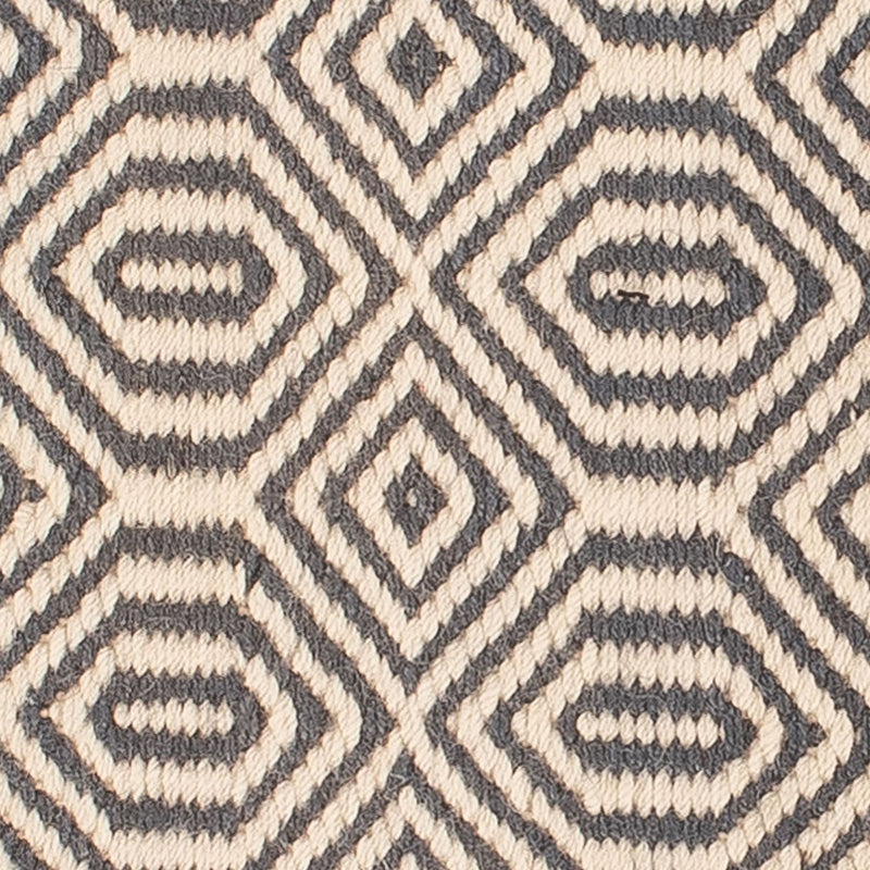 Tapis Kelim - Tendance carré  - 47 x 44 cm - multicolore