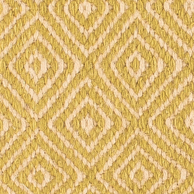 Tapis Kelim - Tendance carré  - 47 x 43 cm - or