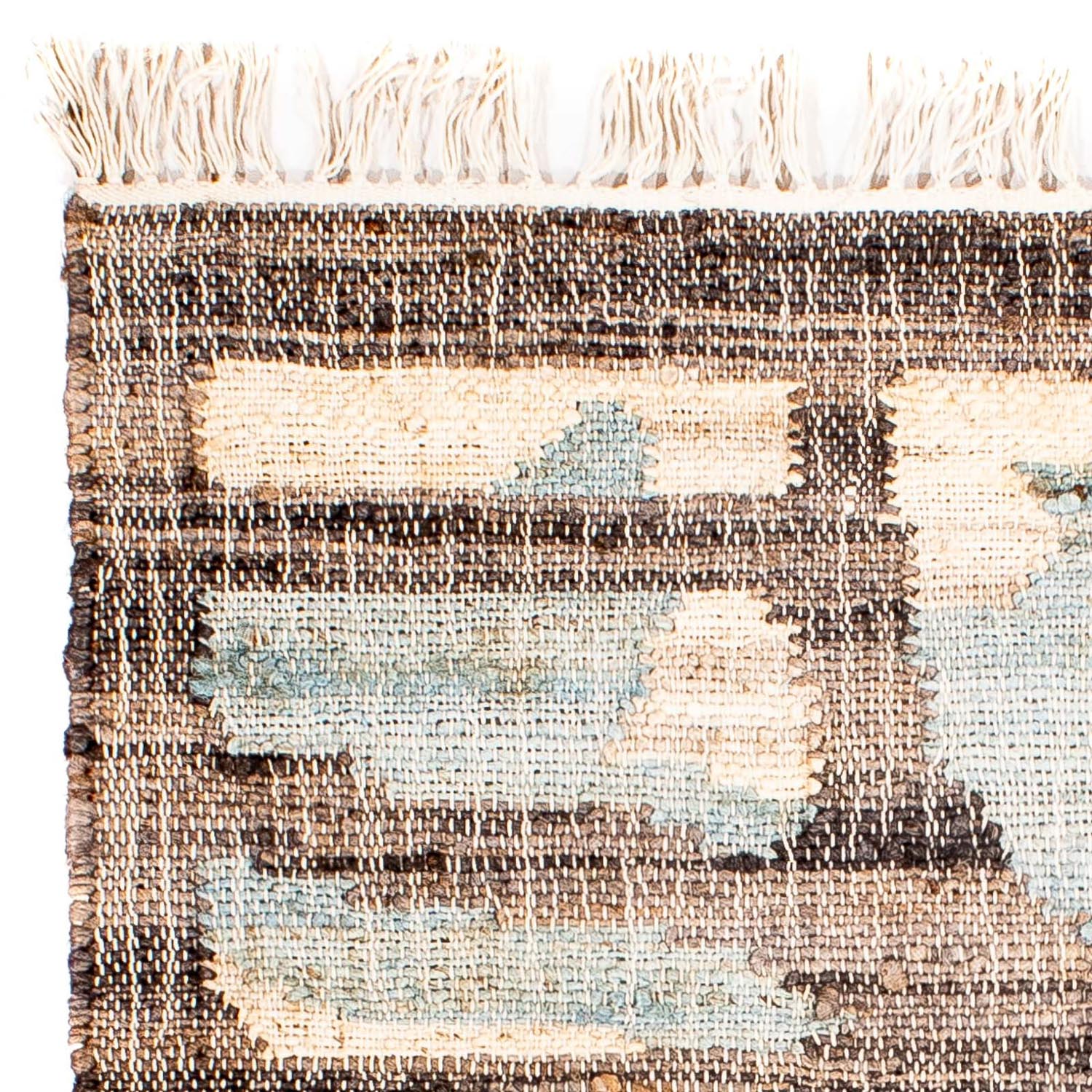 Tapis Kelim - Tendance carré  - 60 x 60 cm - multicolore