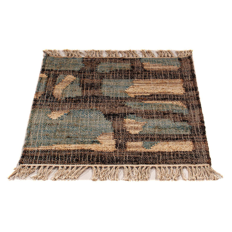 Tapis Kelim - Tendance carré  - 60 x 60 cm - multicolore