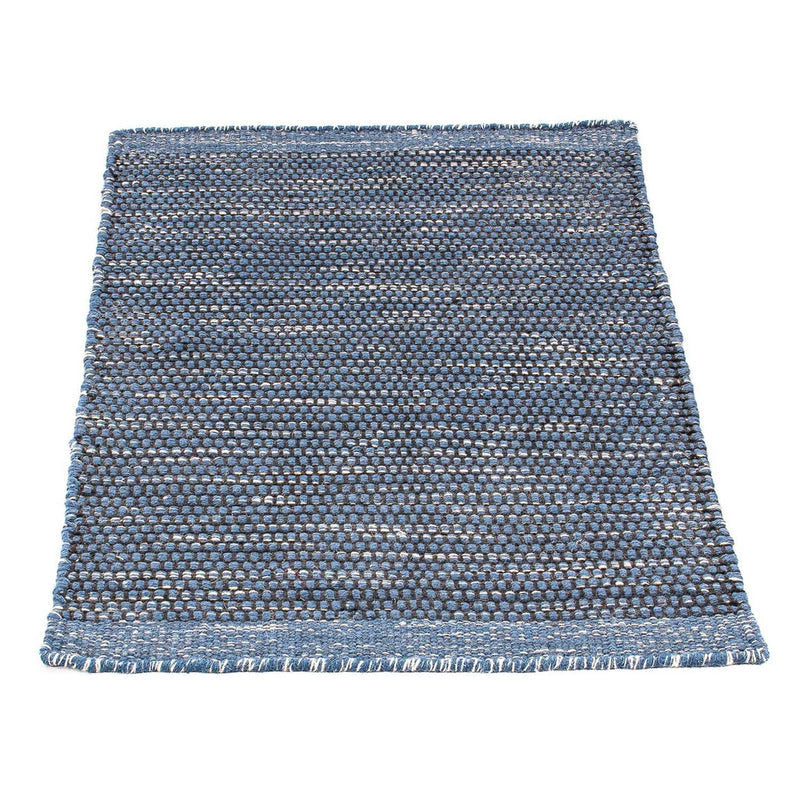 Tapis Kelim - Tendance - 88 x 62 cm - bleu foncé