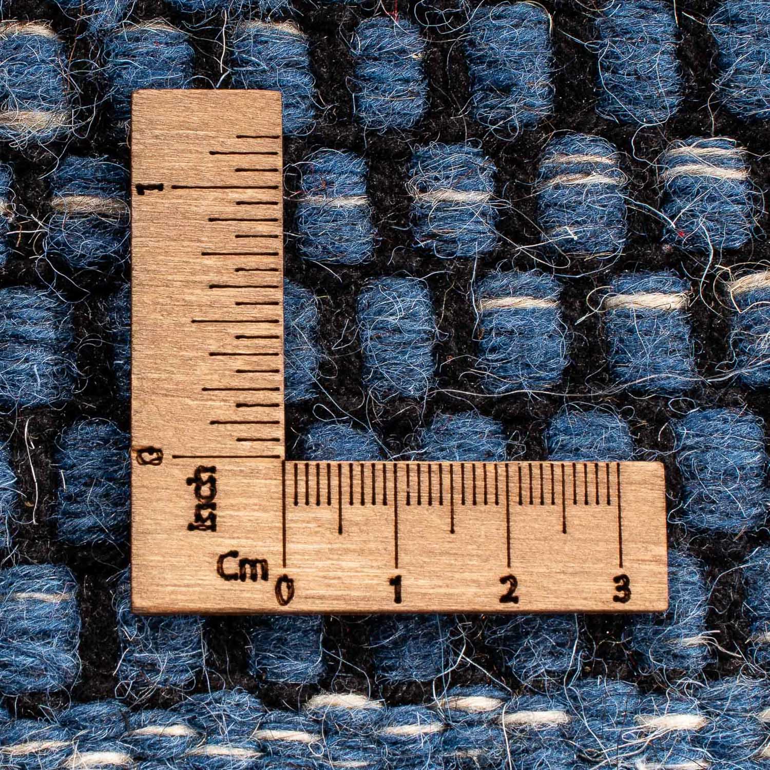 Tapis Kelim - Tendance - 88 x 62 cm - bleu foncé