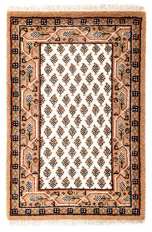Tapis en laine - 91 x 61 cm - beige
