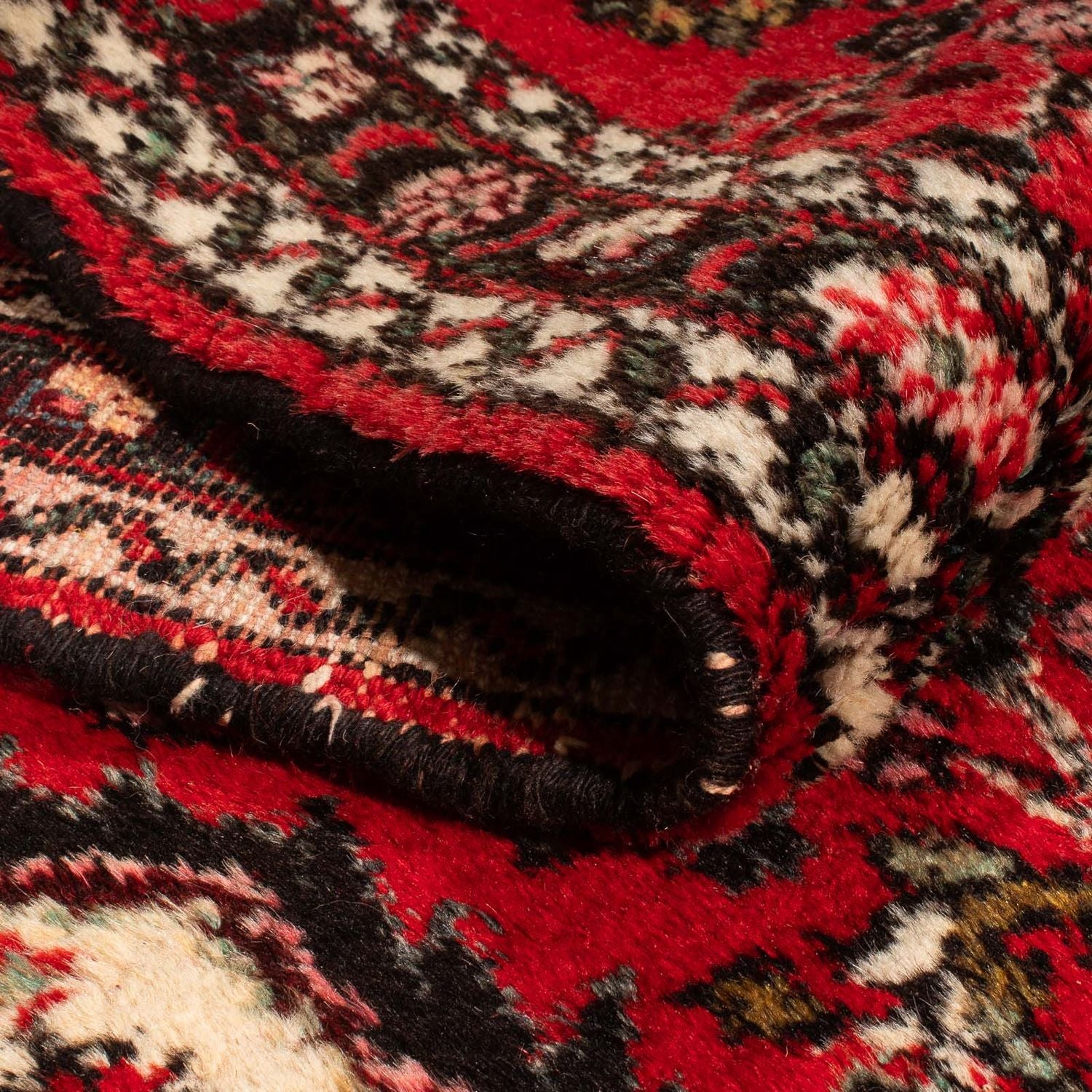 Tapis de couloir Tapis persan - Nomadic - 312 x 78 cm - rouge