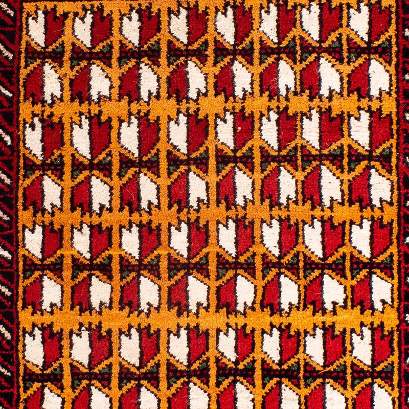 Tapis Belutsch - 129 x 75 cm - rouge foncé
