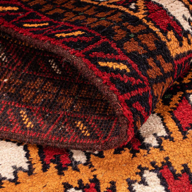 Tapis Belutsch - 129 x 75 cm - rouge foncé