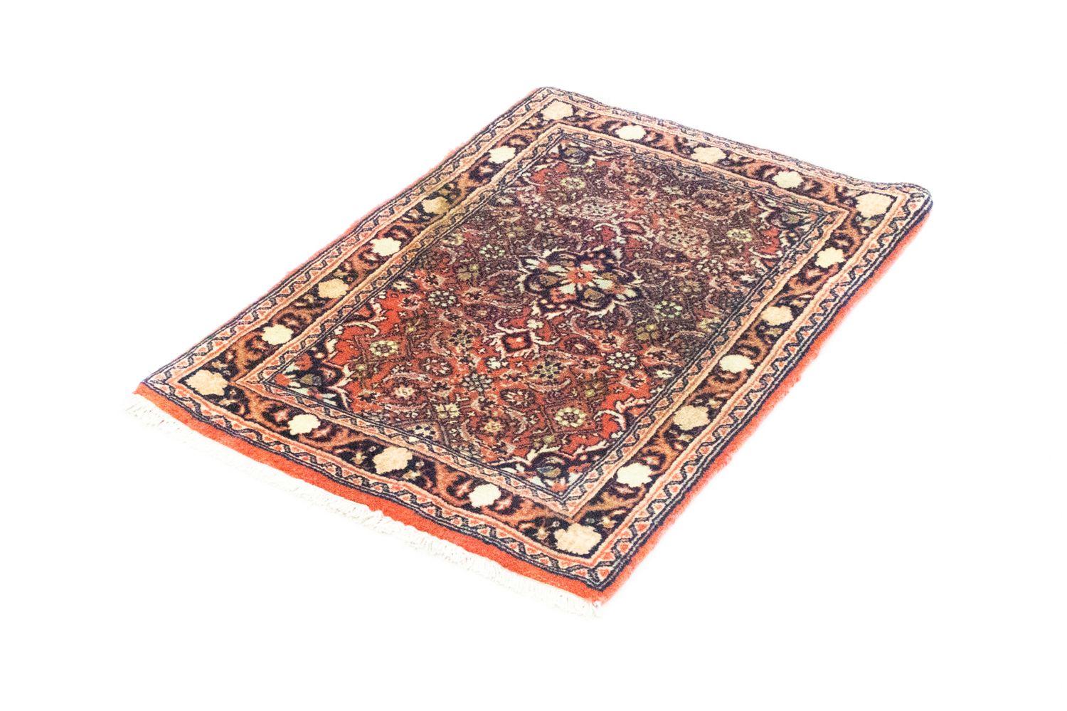 Tapis oriental - 78 x 54 cm - rouge