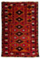 Belutsch Teppich 125 x 80 cm - dunkelrot