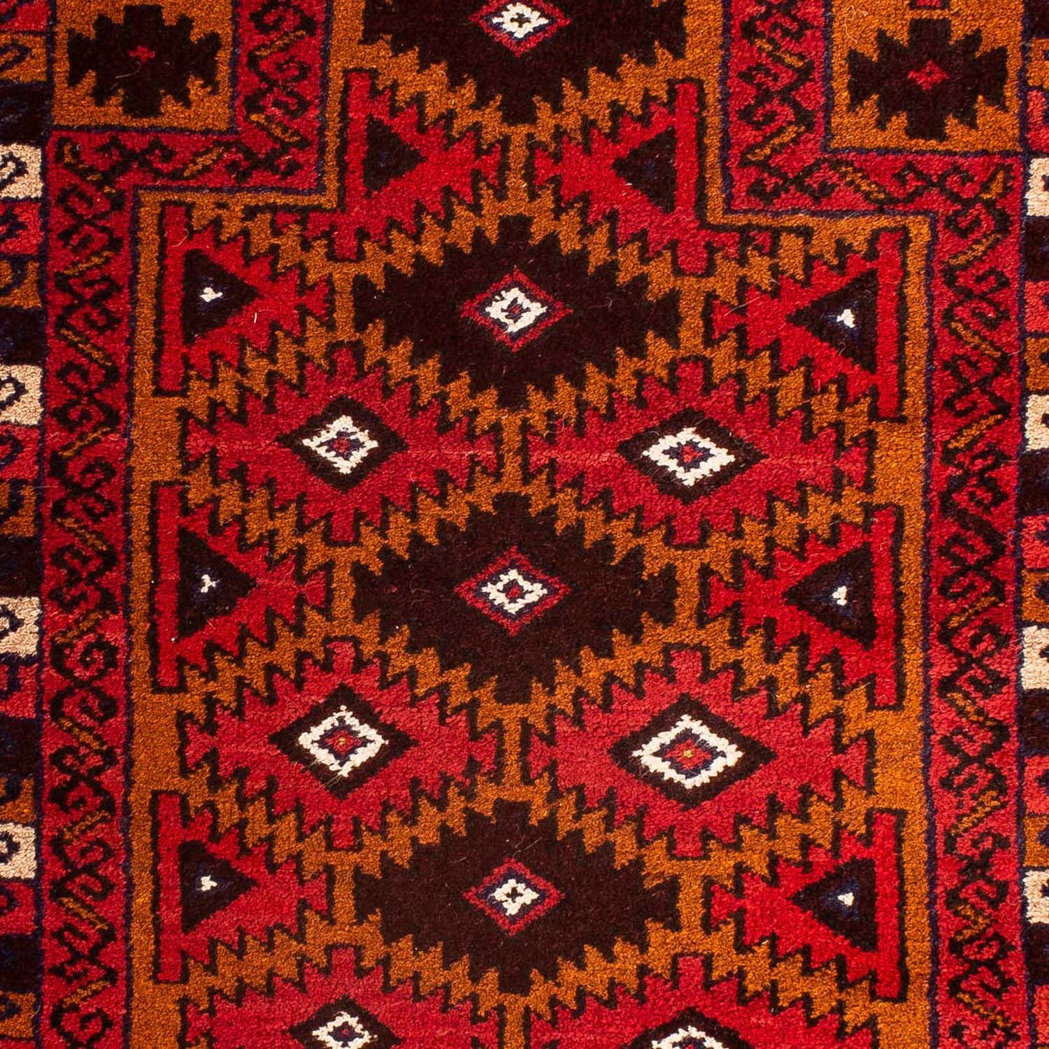 Belutsch Teppich 125 x 80 cm - dunkelrot