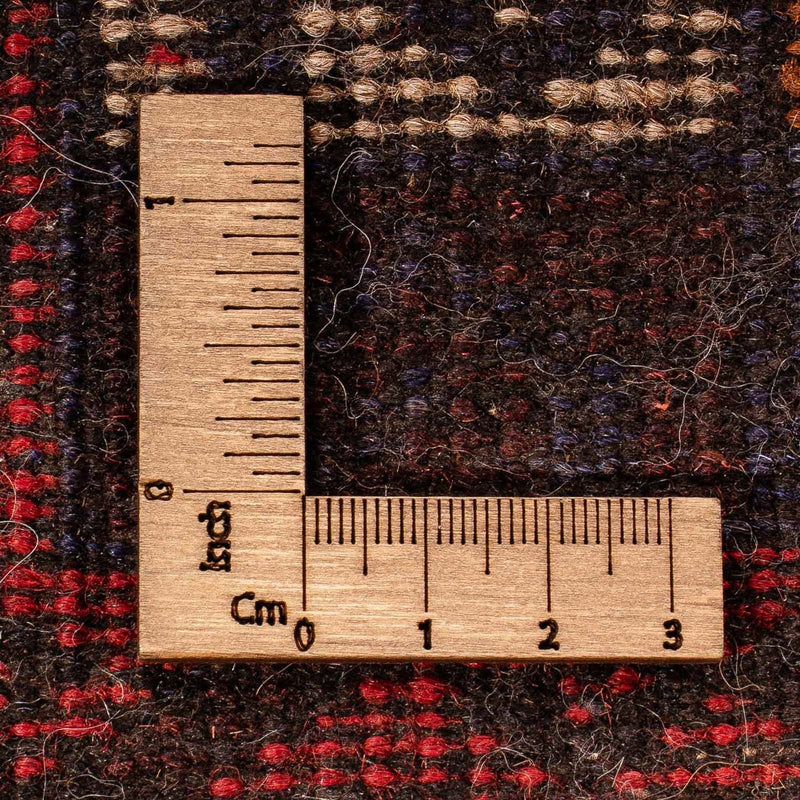 Belutsch Teppich 125 x 80 cm - dunkelrot