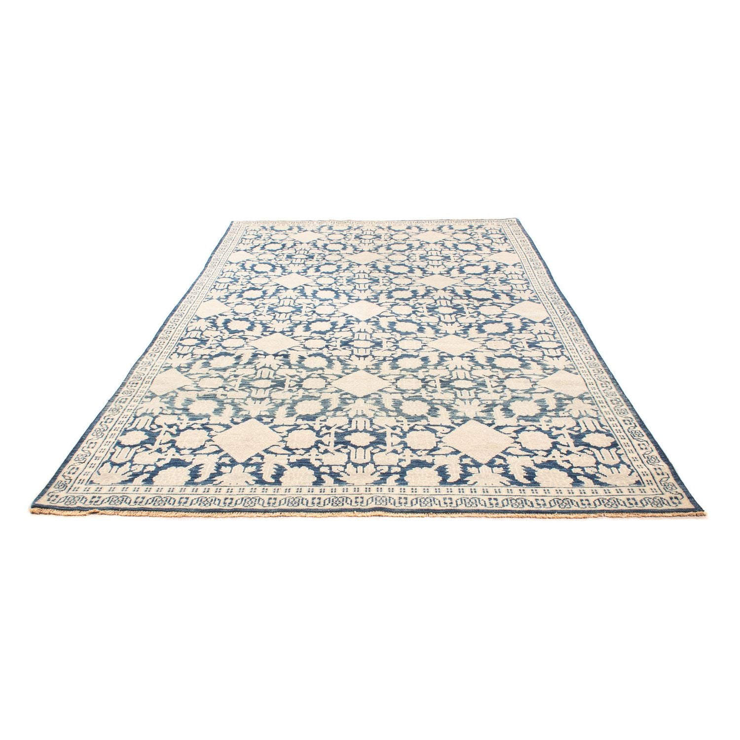 Tapis design - 279 x 185 cm - bleu foncé