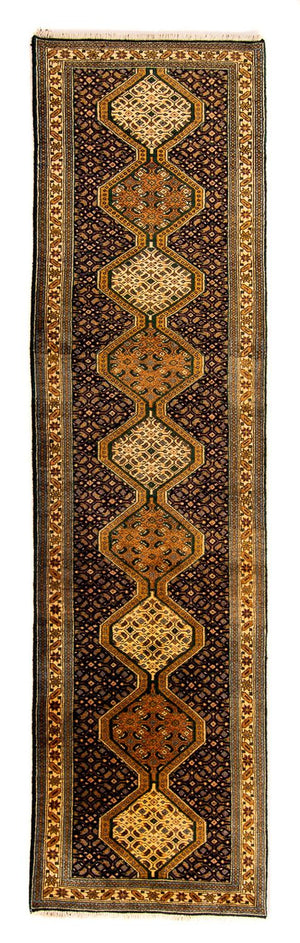 Tapis de couloir Tapis persan - Nomadic - 297 x 70 cm - bleu foncé