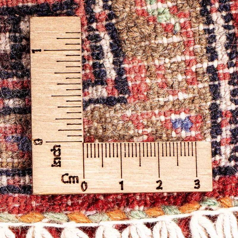 Tapis de couloir Tapis persan - Bidjar - 207 x 77 cm - rouge clair