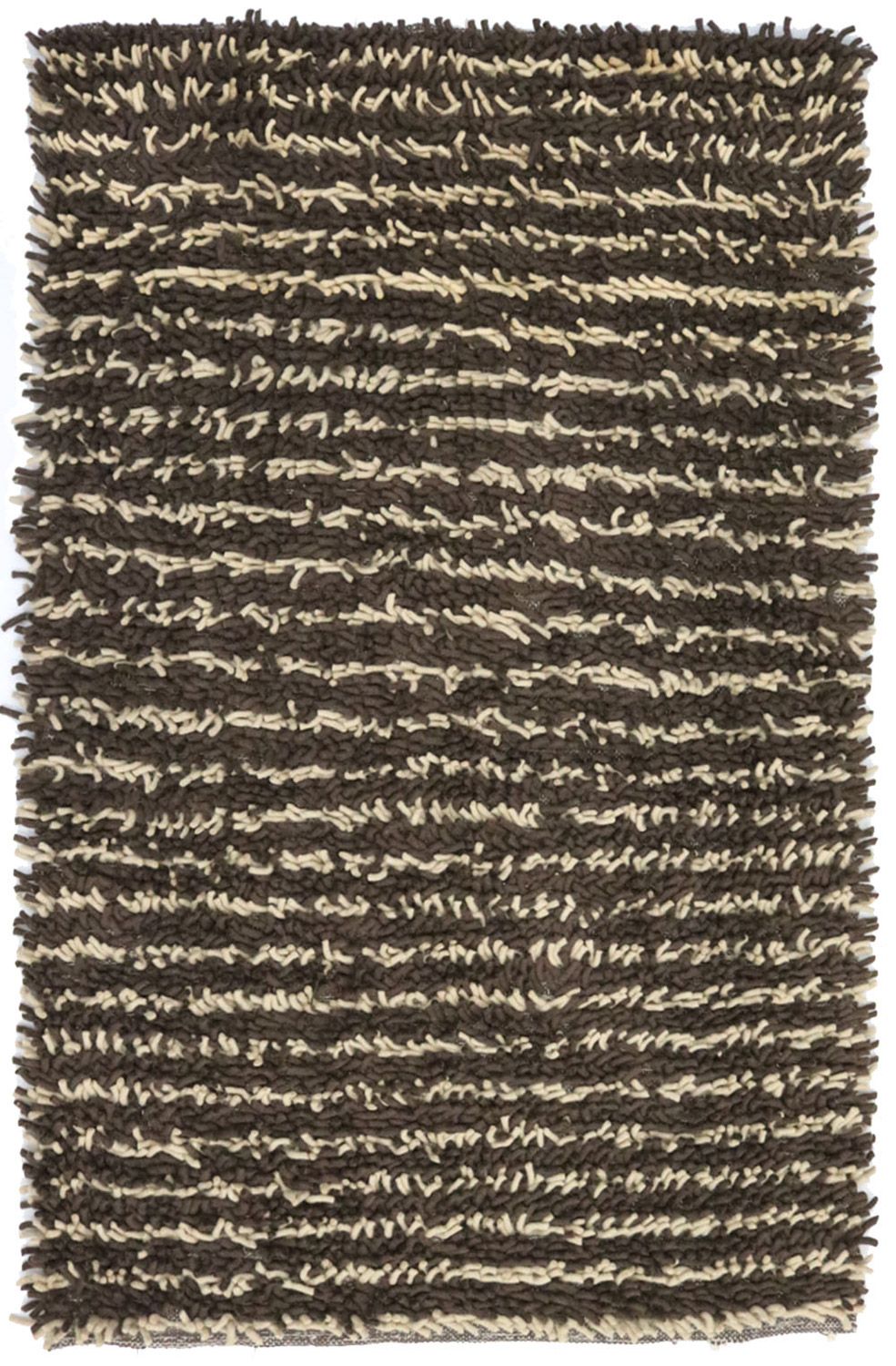 Tapis à poils longs - 198 x 129 cm - multicolore
