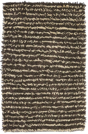 Tapis à poils longs - 198 x 129 cm - multicolore