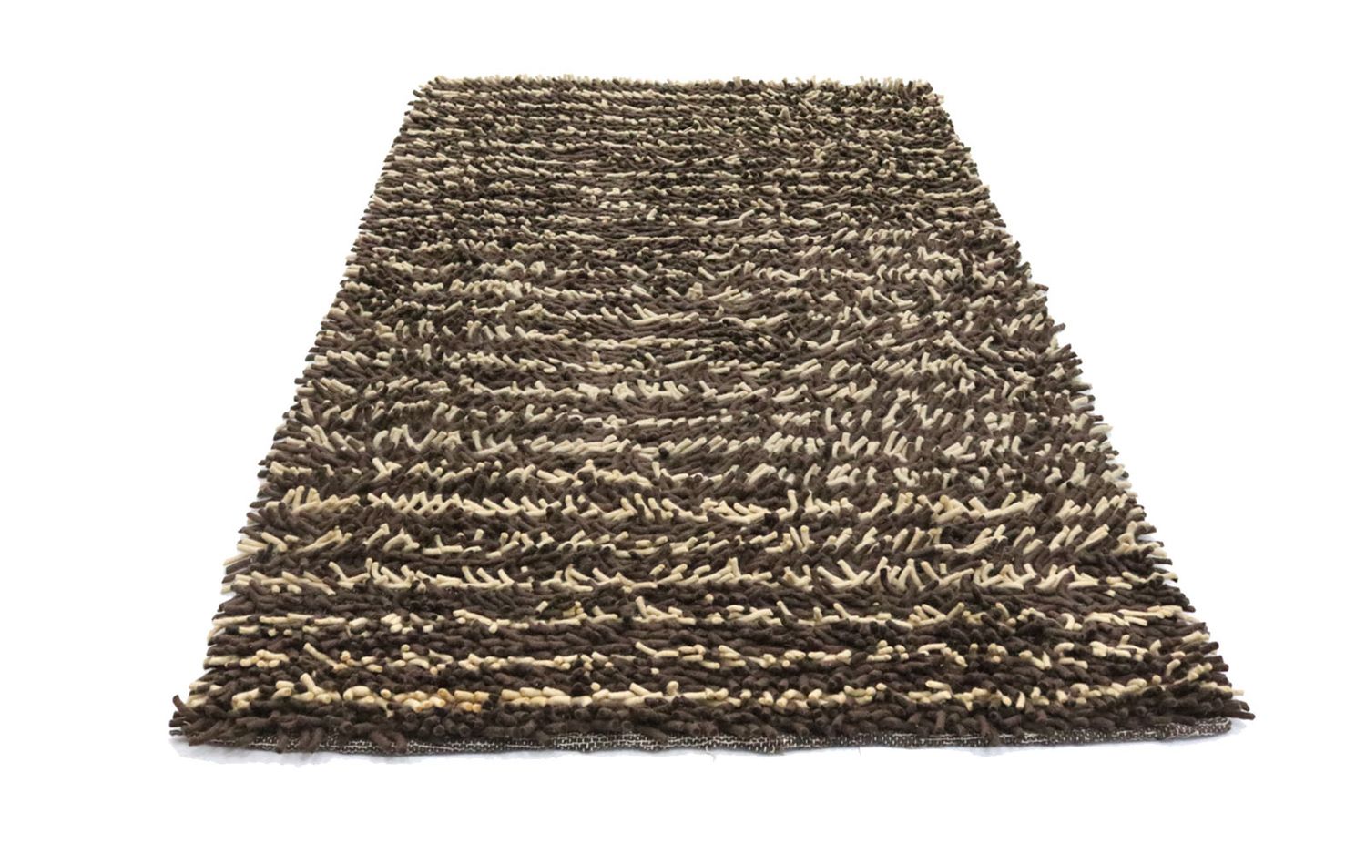 Tapis à poils longs - 198 x 129 cm - multicolore