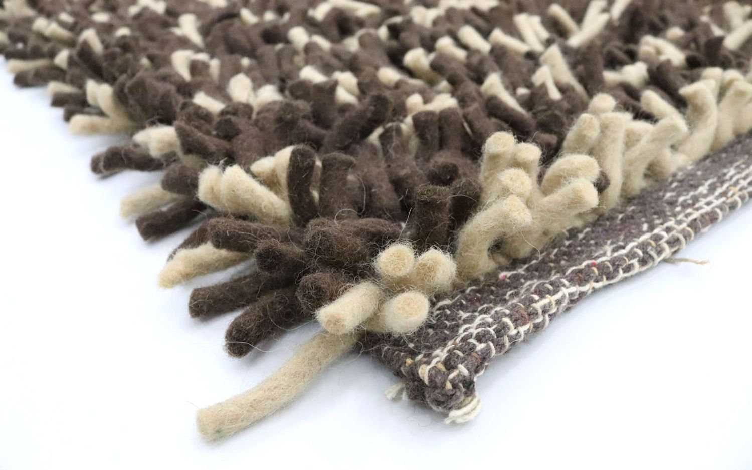 Tapis à poils longs - 198 x 129 cm - multicolore